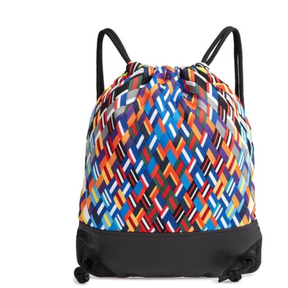Nike Basketball Backpack Medium Woven & Leather Sport Gym Jersey Unisex Lab - Picture 1 of 6